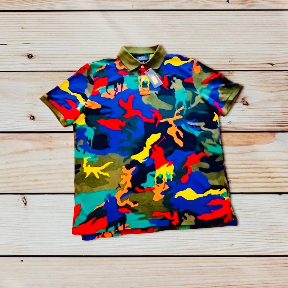 Polo Ralph Lauren Classic Fit Polo Pony Camo Polo Shirt - Picture 2 of 4